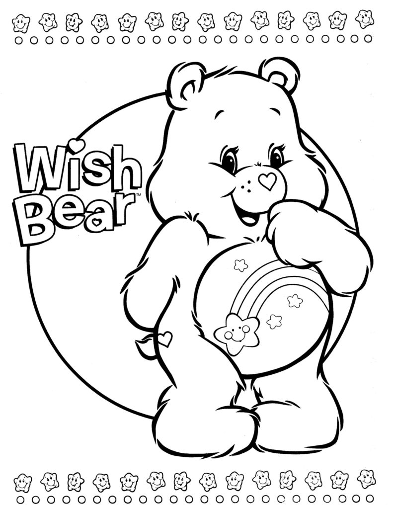 60 Printable Care Bear Coloring Book 5