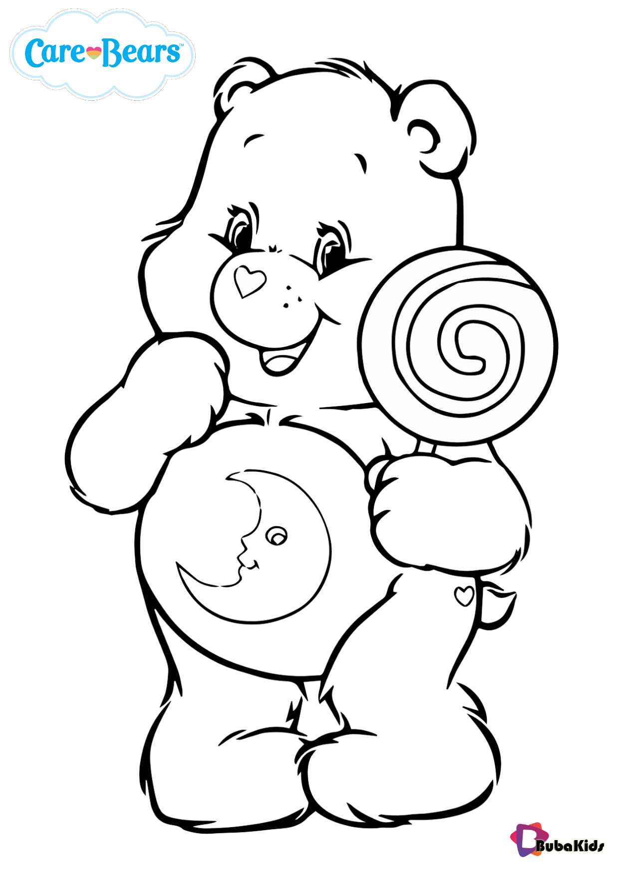 60 Printable Care Bear Coloring Book 57