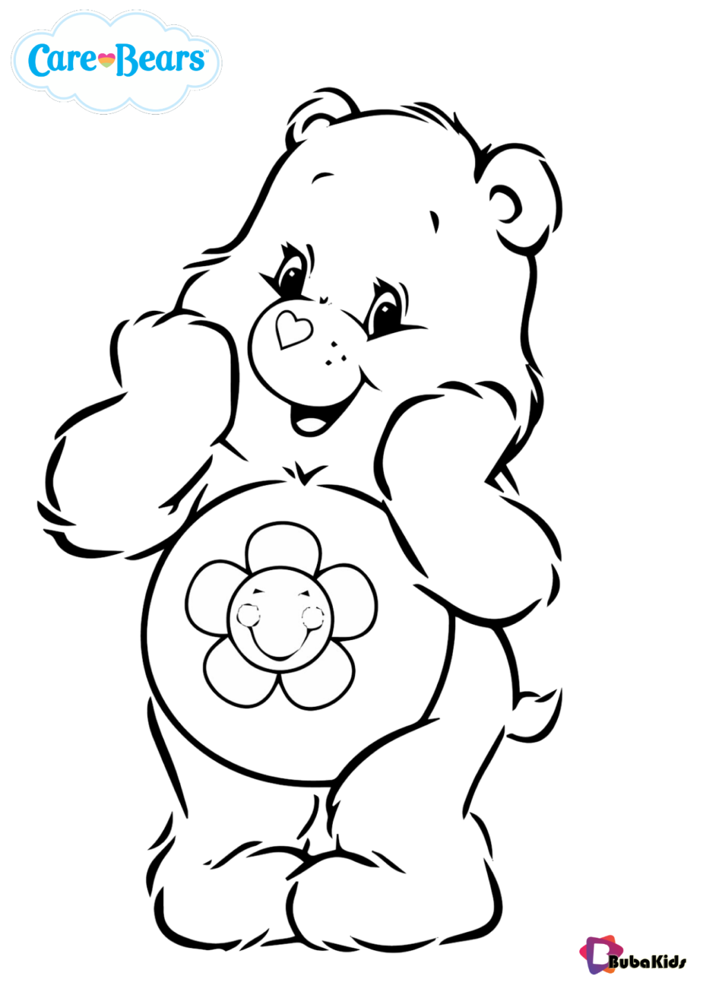 60 Printable Care Bear Coloring Book 58