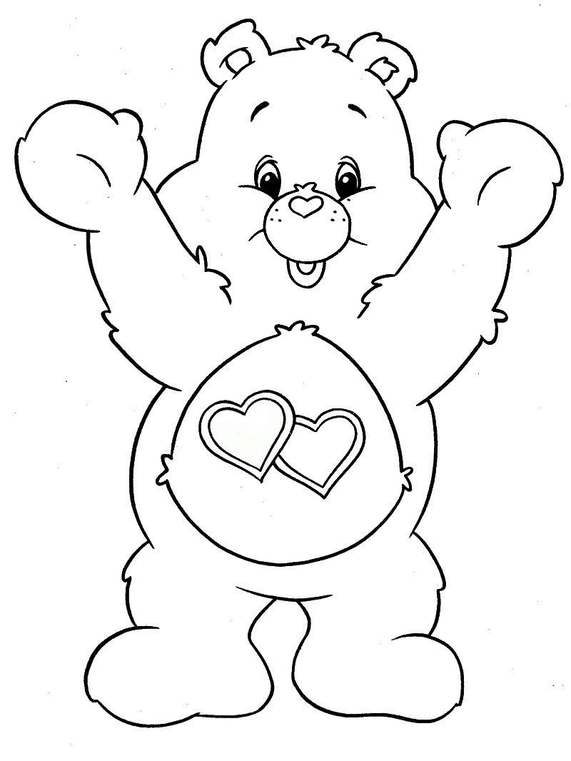 60 Printable Care Bear Coloring Book 59