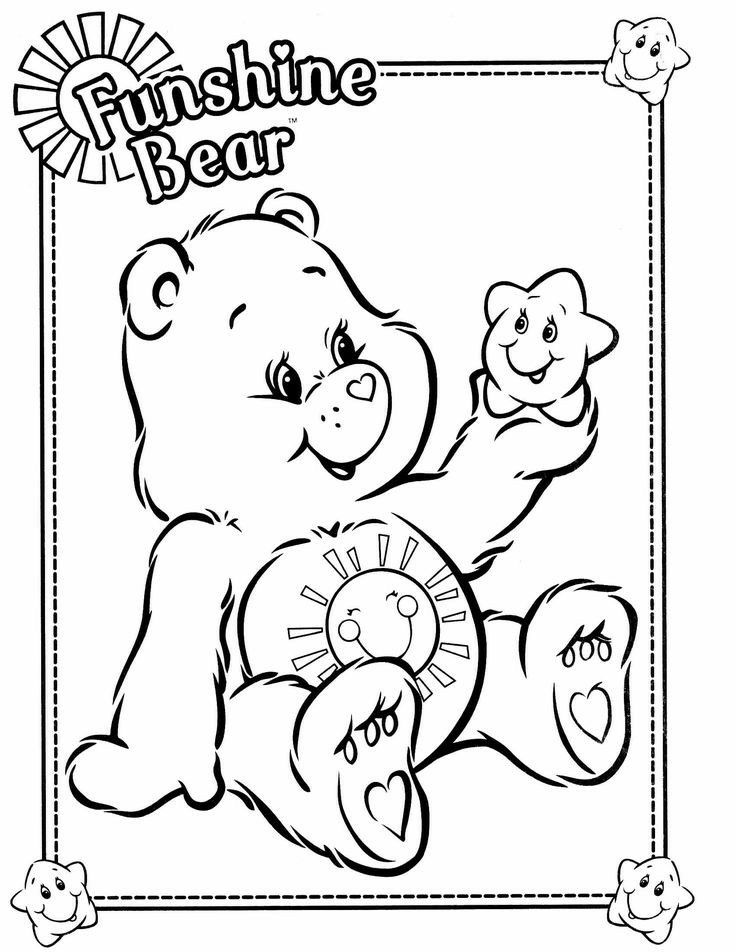 60 Printable Care Bear Coloring Book 60