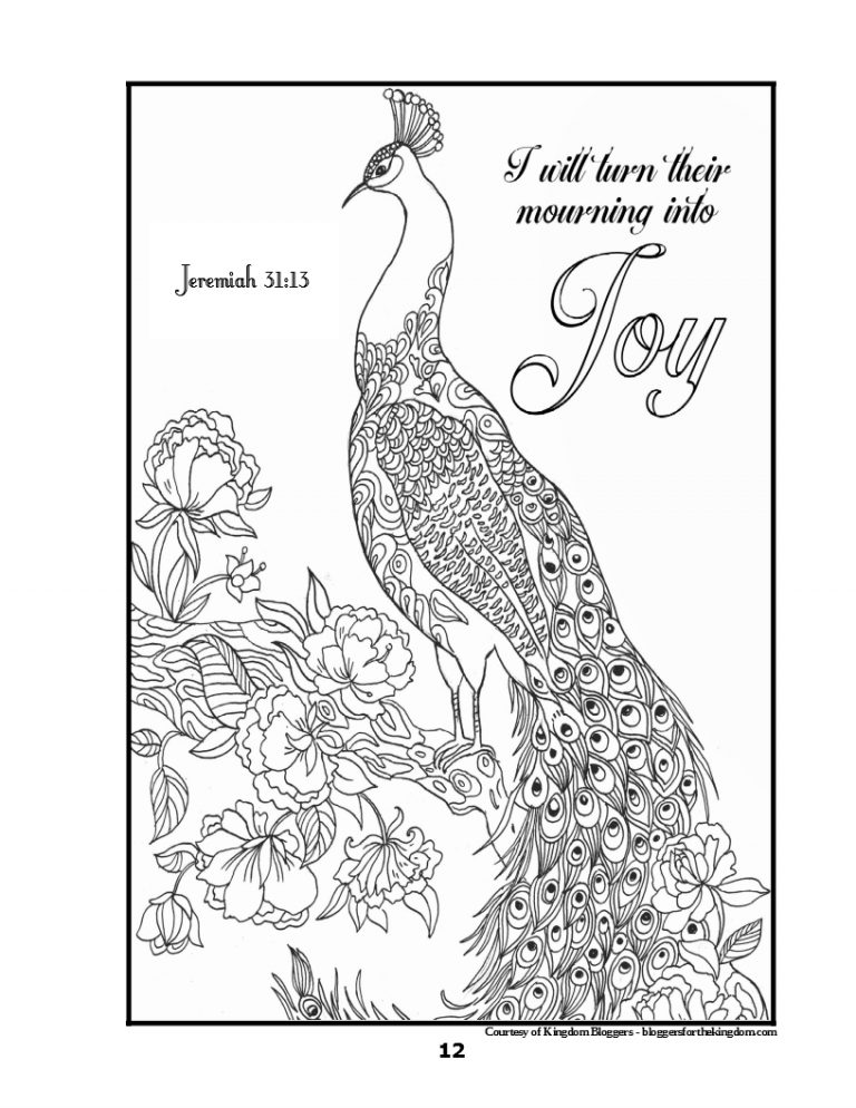 60 Printable Christian Adult Coloring Books 20