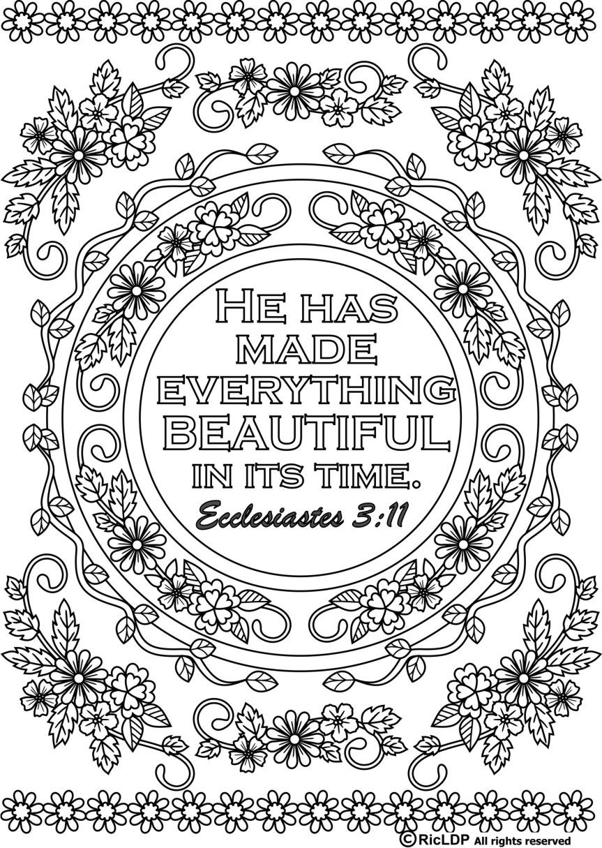 60 Printable Christian Adult Coloring Books 26