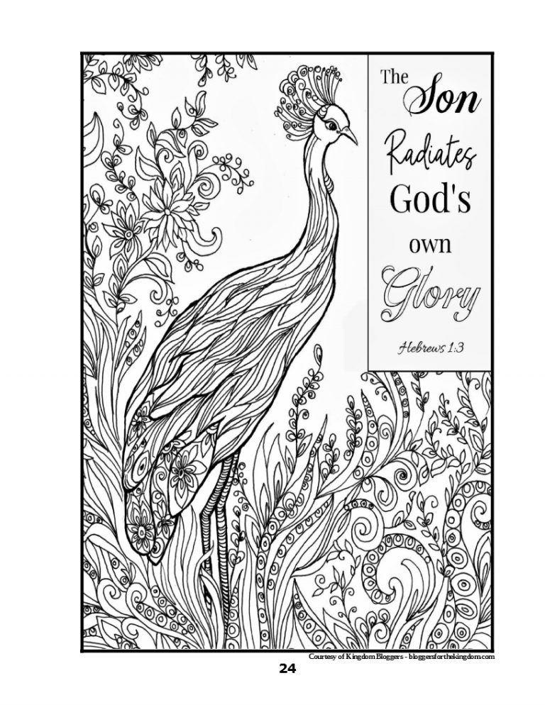 60 Printable Christian Adult Coloring Books 3