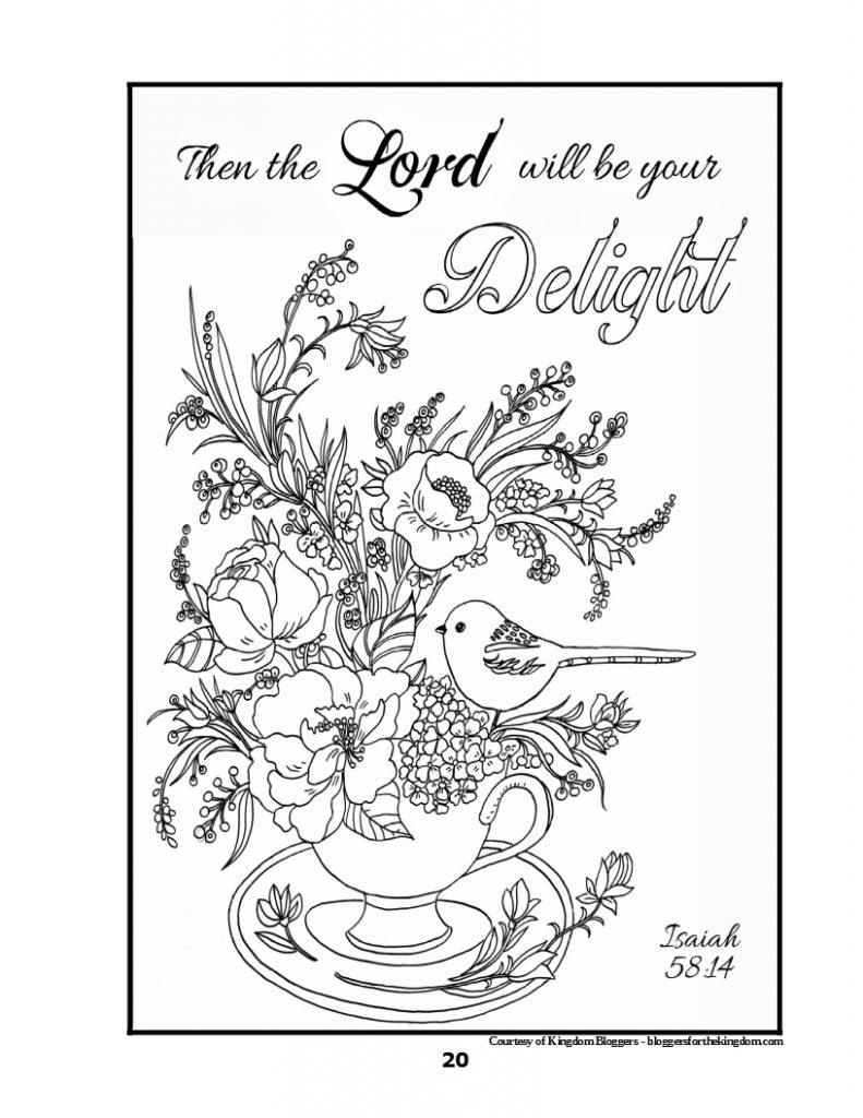 60 Printable Christian Adult Coloring Books 36