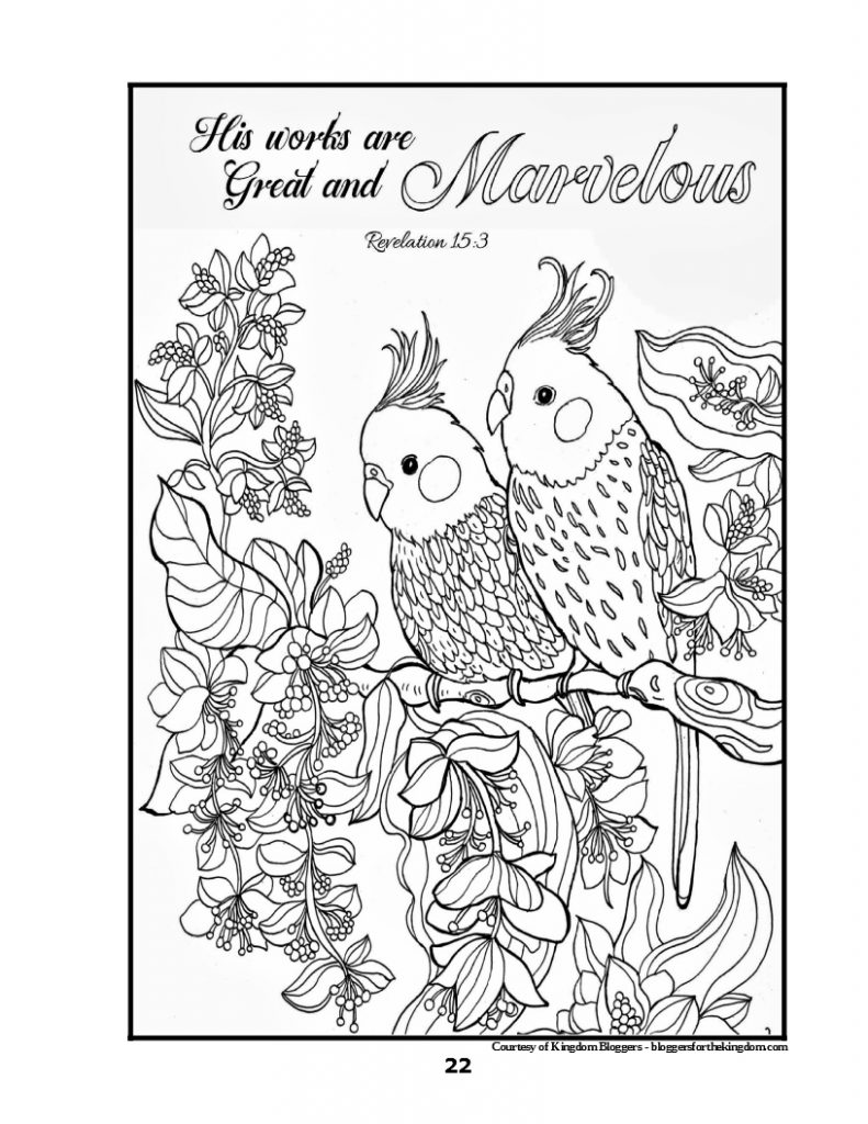 60 Printable Christian Adult Coloring Books 46