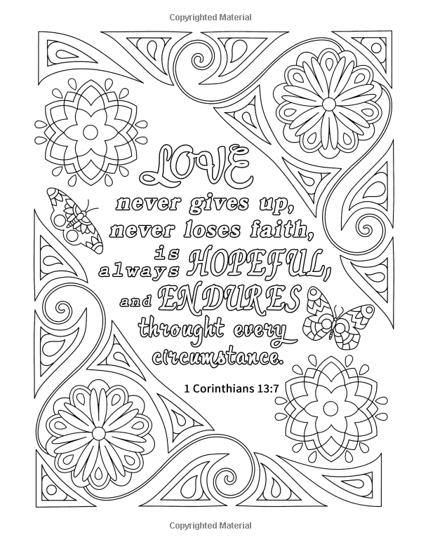 60 Printable Christian Adult Coloring Books 53