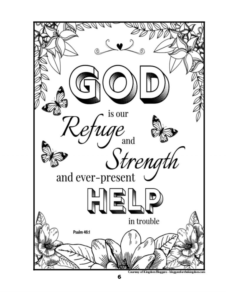 60 Printable Christian Adult Coloring Books 7