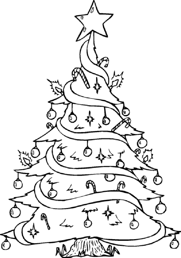 60 Printable Christmas Tree Coloring Book 14