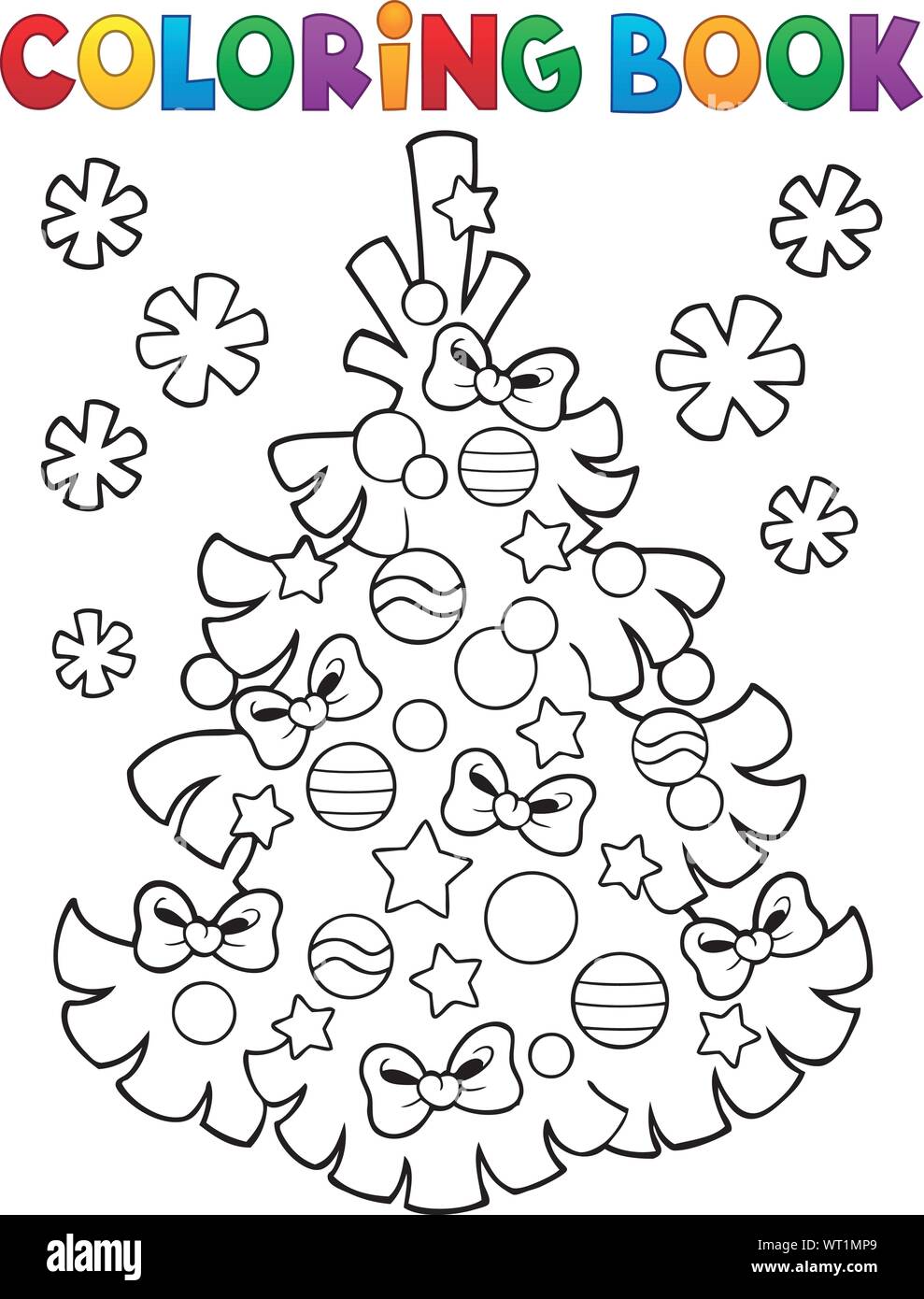 60 Printable Christmas Tree Coloring Book 15