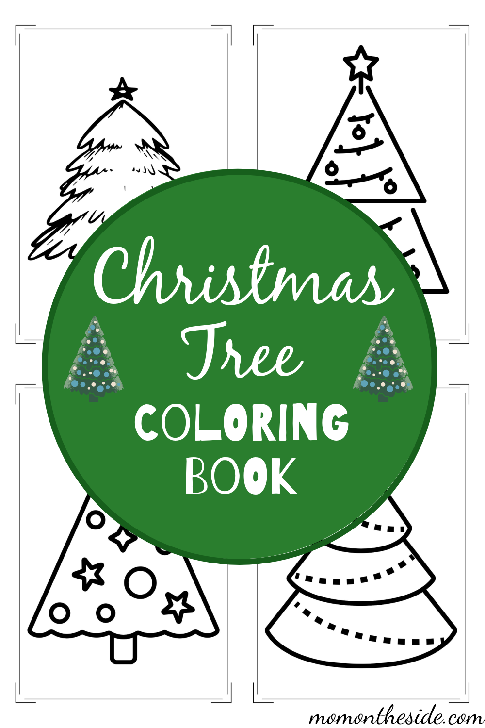 60 Printable Christmas Tree Coloring Book 18