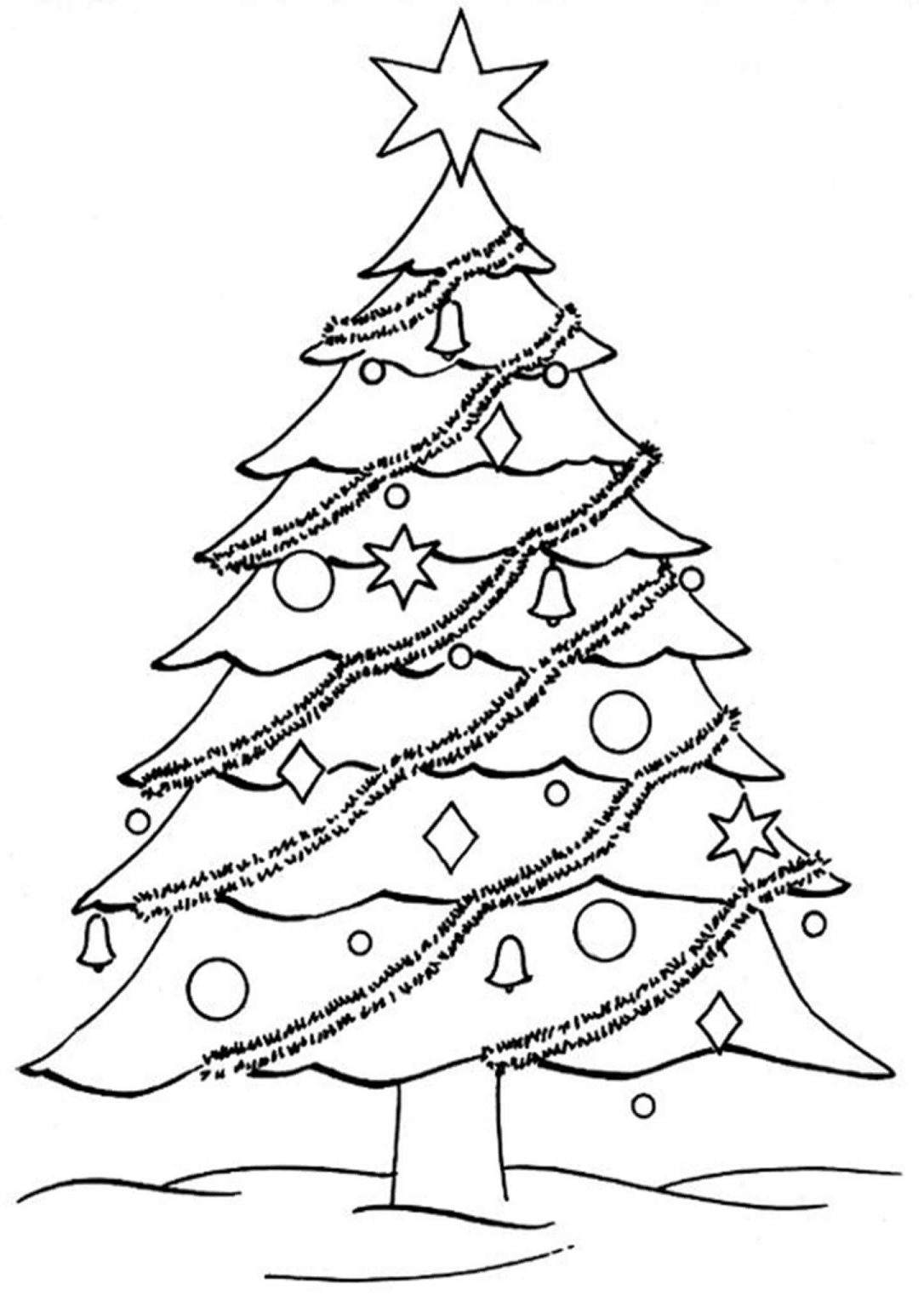 60 Printable Christmas Tree Coloring Book 19