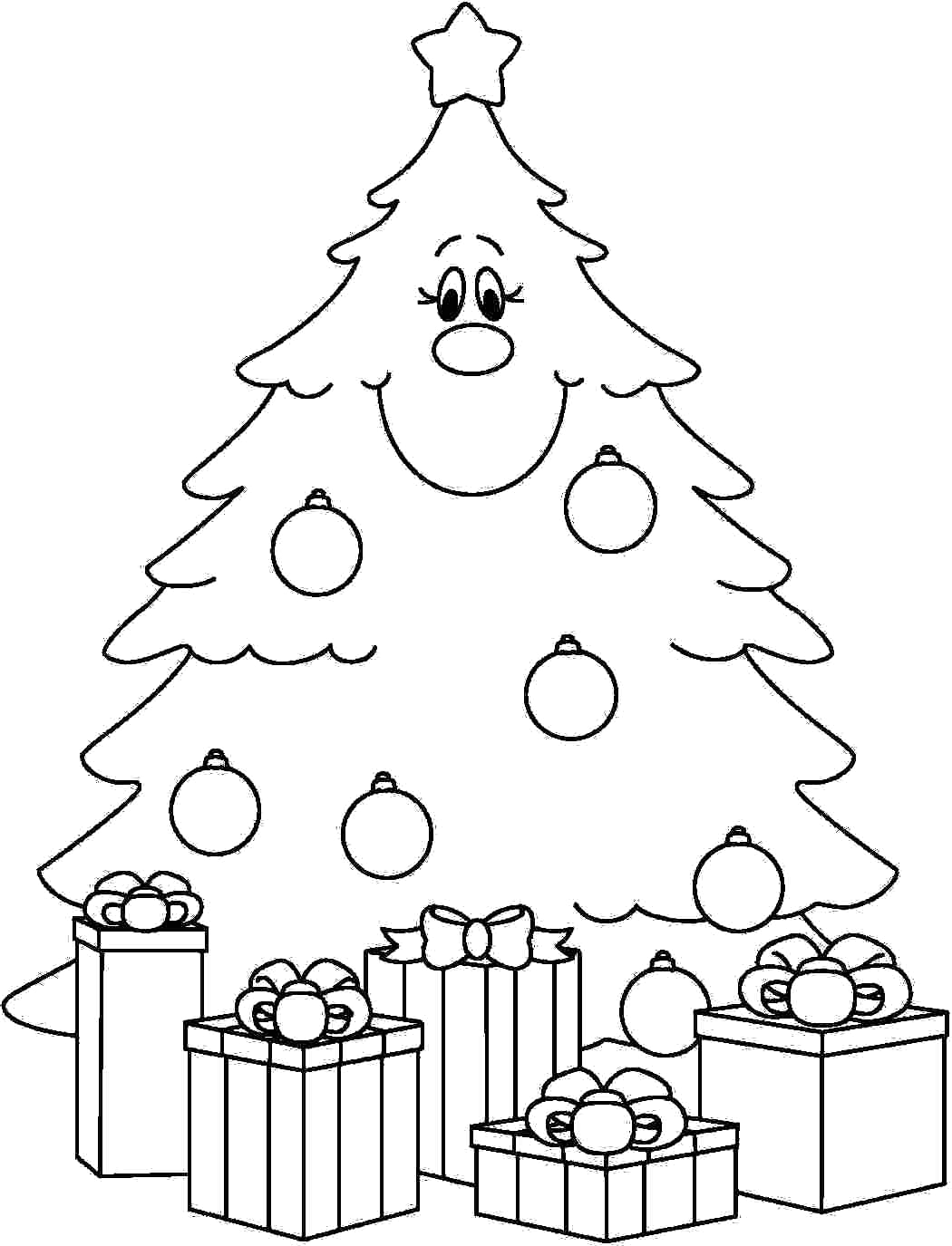 60 Printable Christmas Tree Coloring Book 25