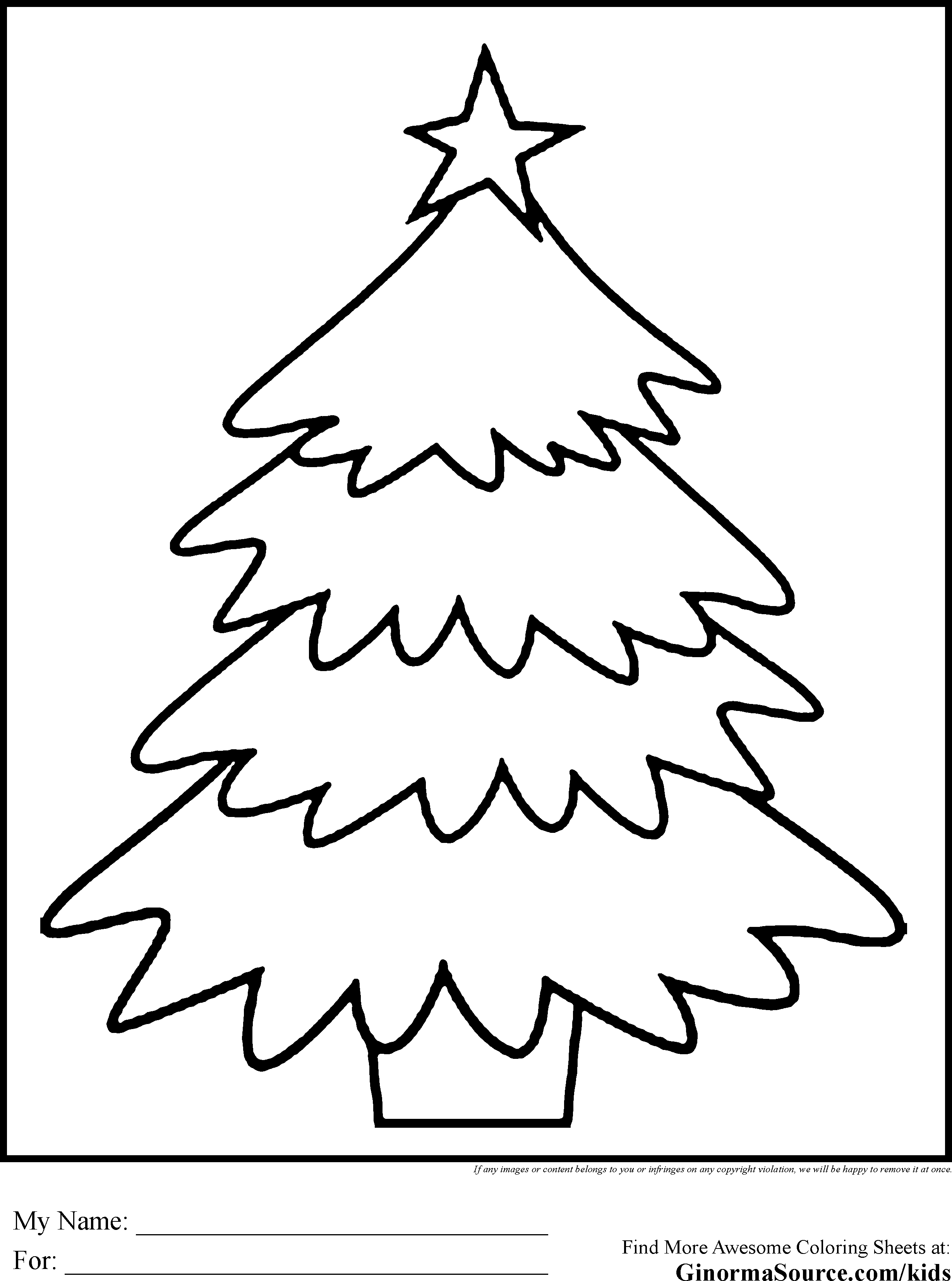 60 Printable Christmas Tree Coloring Book 36