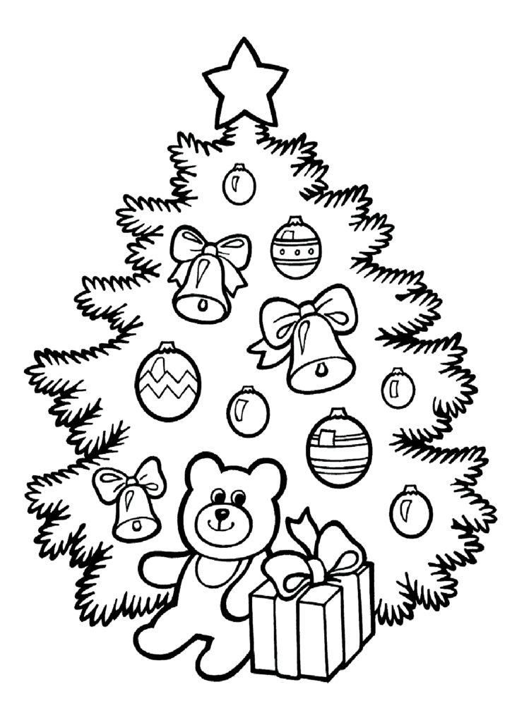 60 Printable Christmas Tree Coloring Book 40