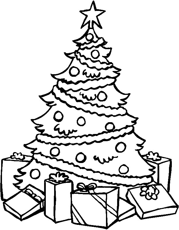 60 Printable Christmas Tree Coloring Book 43