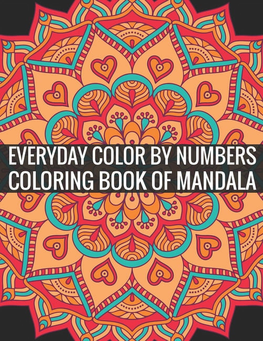 60 Printable Color By Number Coloring Books For Adults 18