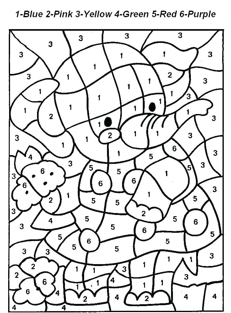 60 Printable Color By Number Coloring Books For Adults 31