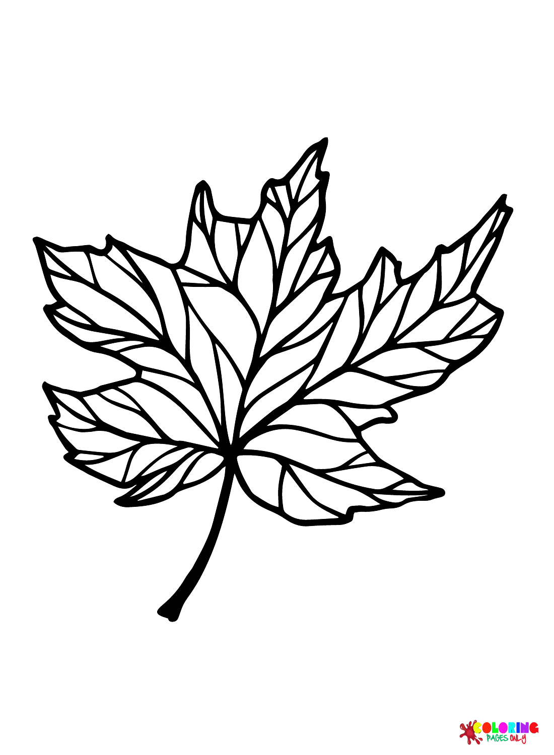 Get 85 Coloring Page Leaves Ideas 38