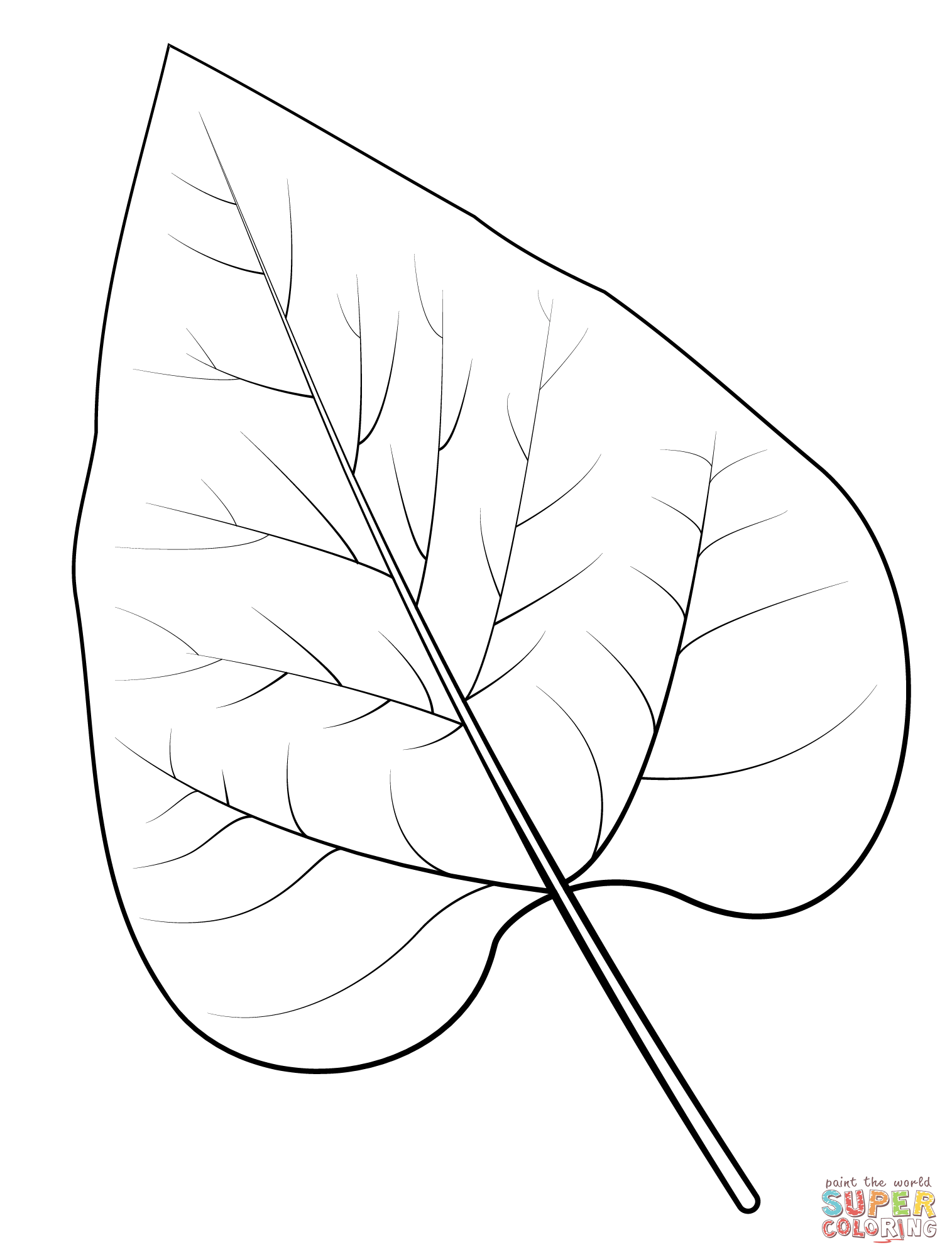 Get 85 Coloring Page Leaves Ideas 48