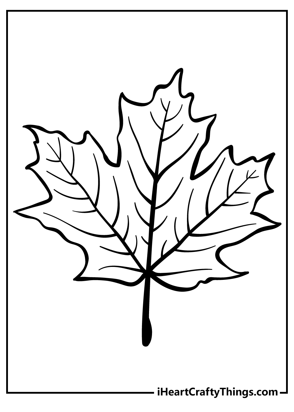 Get 85 Coloring Page Leaves Ideas 9