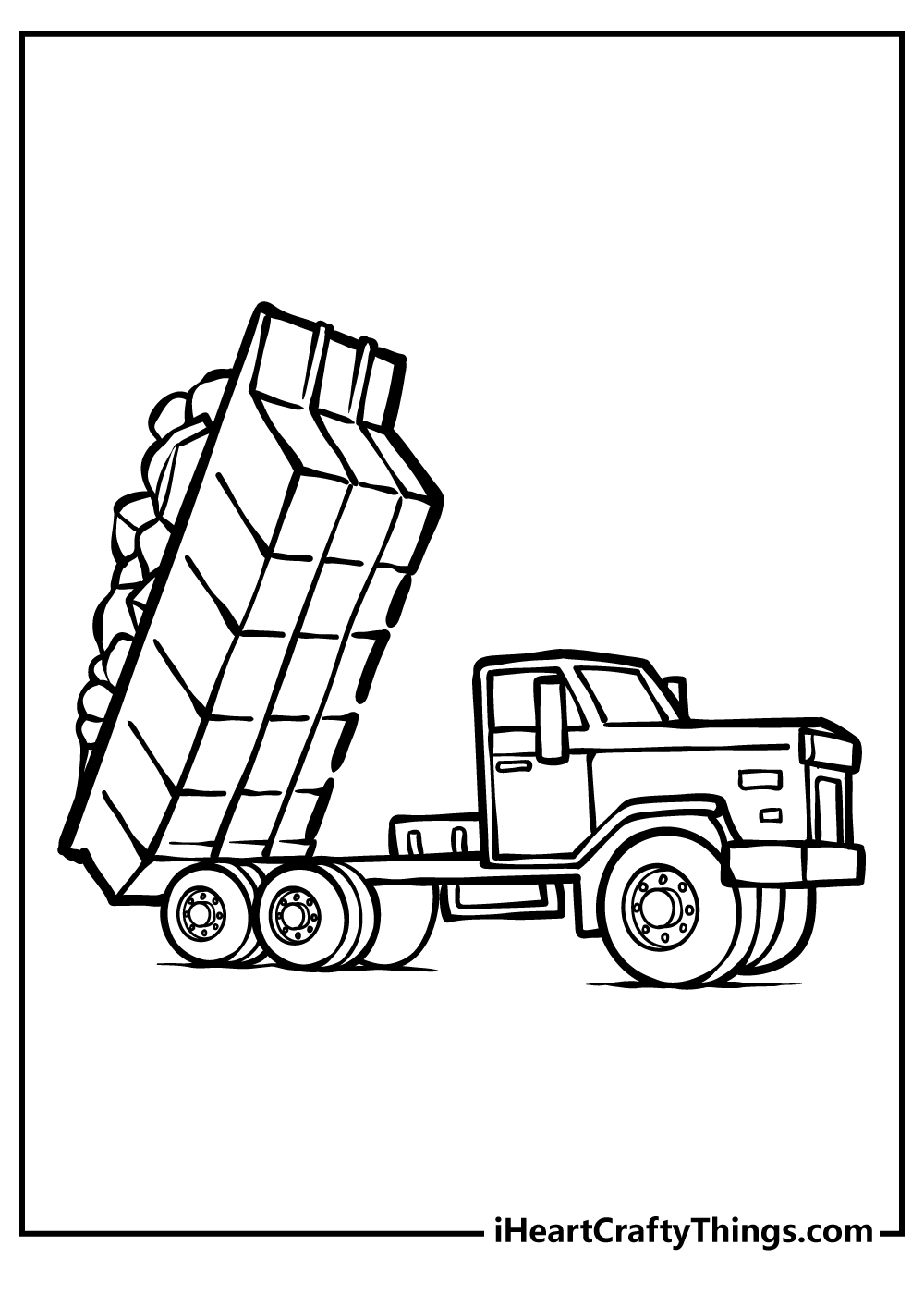 Get 85 Easy Truck Coloring Pages Ideas 12