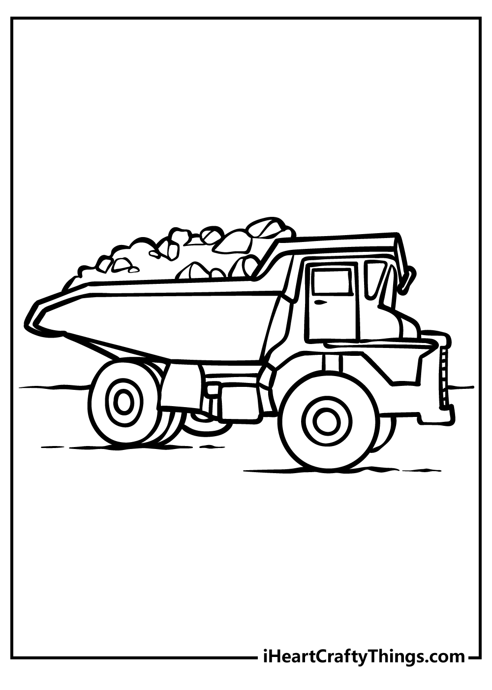 Get 85 Easy Truck Coloring Pages Ideas 17