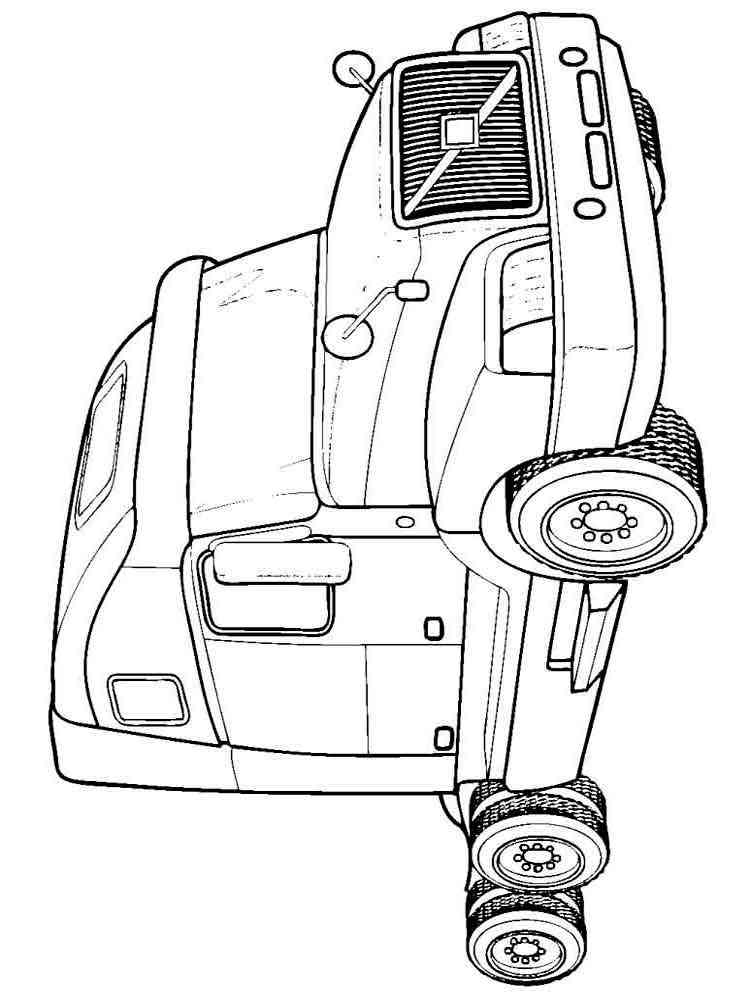 Get 85 Easy Truck Coloring Pages Ideas 30