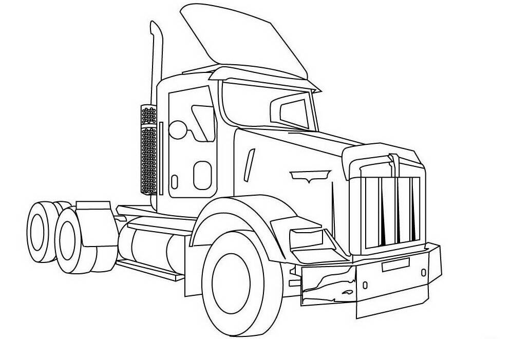 Get 85 Easy Truck Coloring Pages Ideas 43