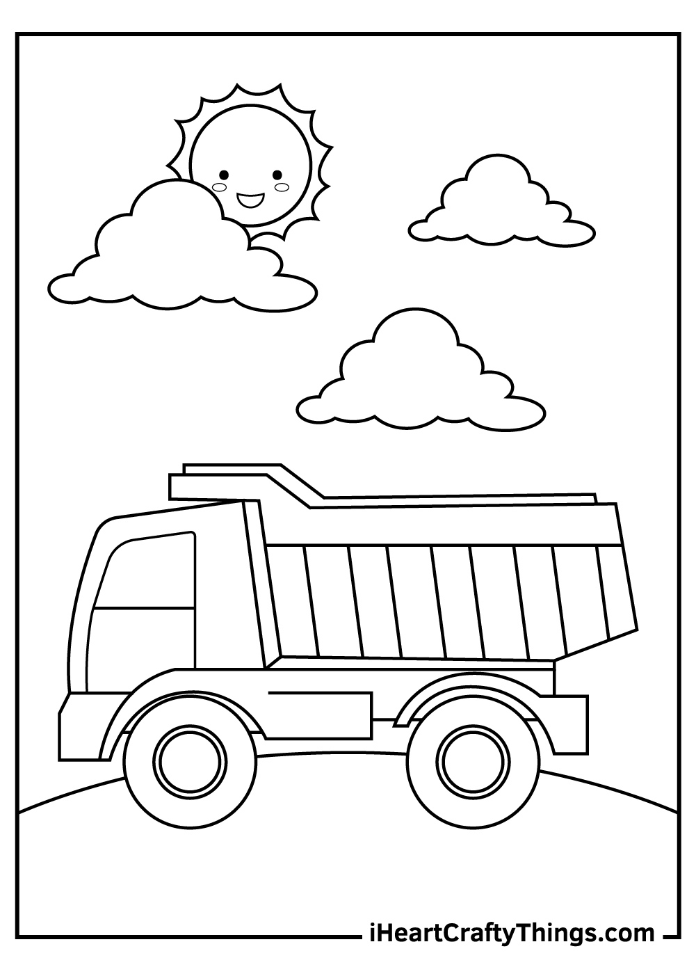 Get 85 Easy Truck Coloring Pages Ideas 7