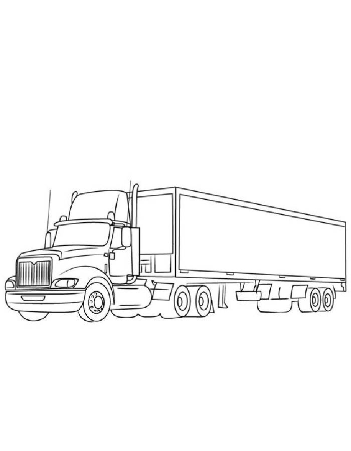 Get 85 Easy Truck Coloring Pages Ideas 9