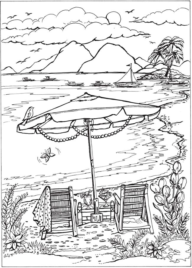 Get 85 Free Printable Beach Coloring Pages Ideas 17