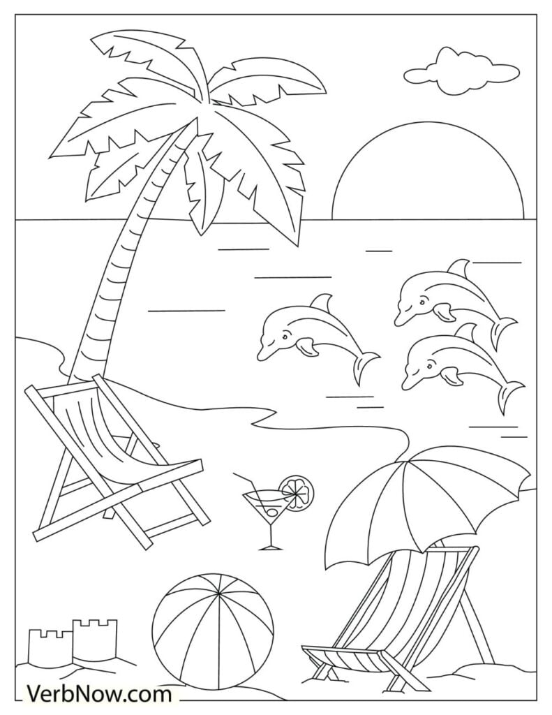 Get 85 Free Printable Beach Coloring Pages Ideas 20