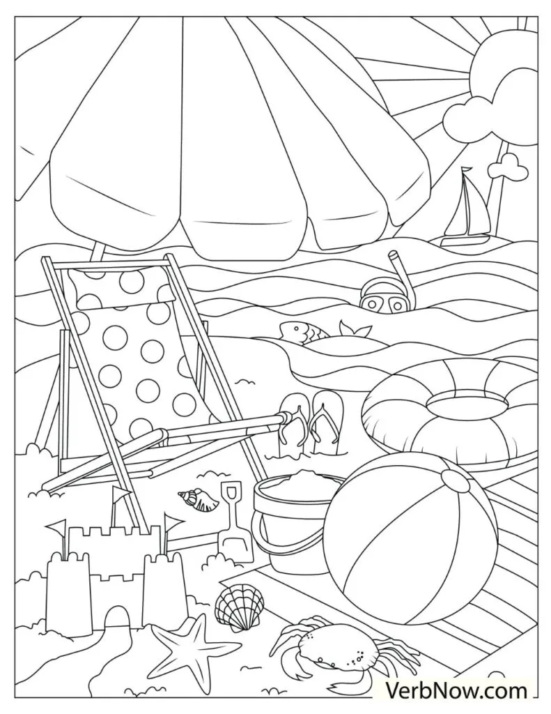 Get 85 Free Printable Beach Coloring Pages Ideas 26