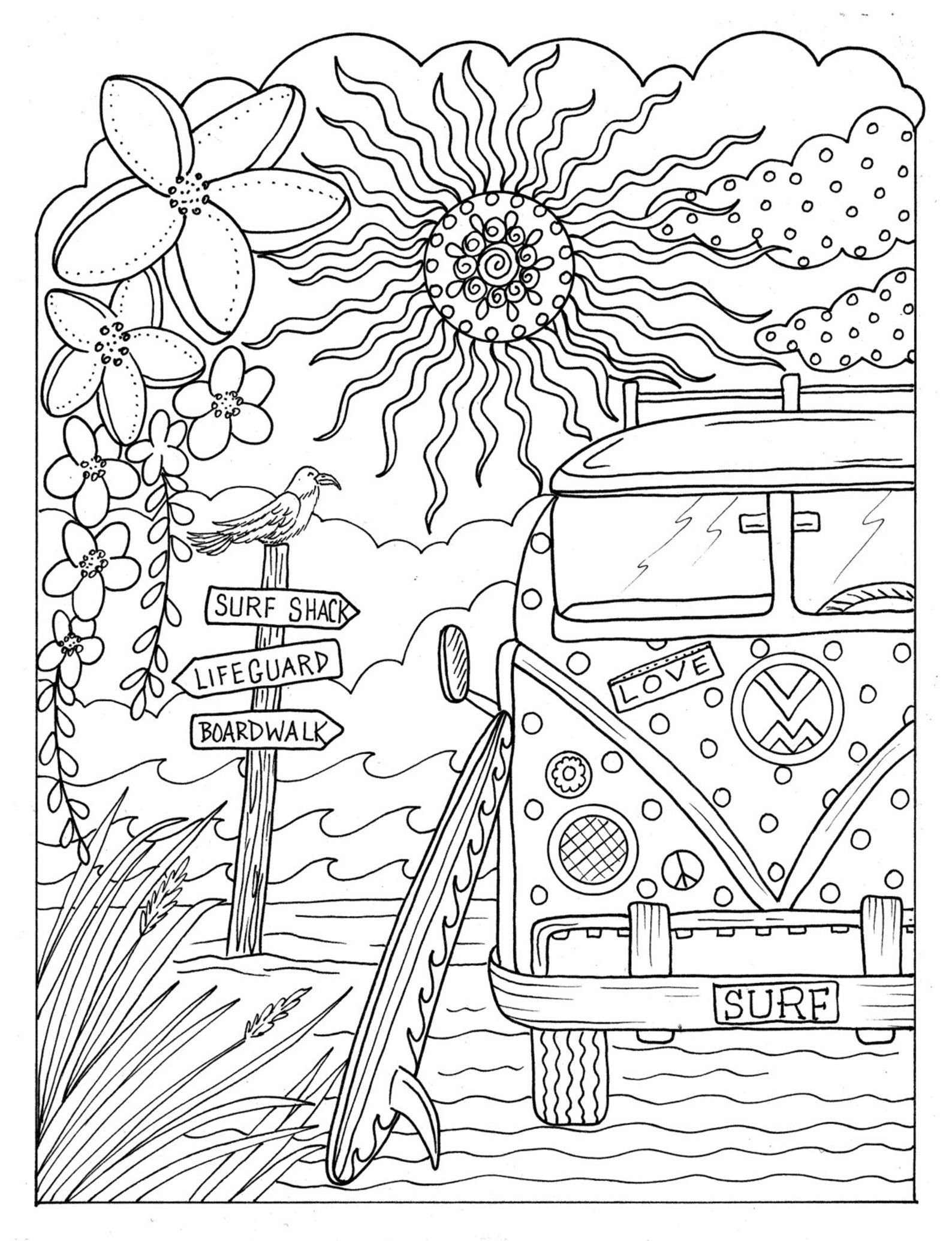 Get 85 Free Printable Beach Coloring Pages Ideas 41