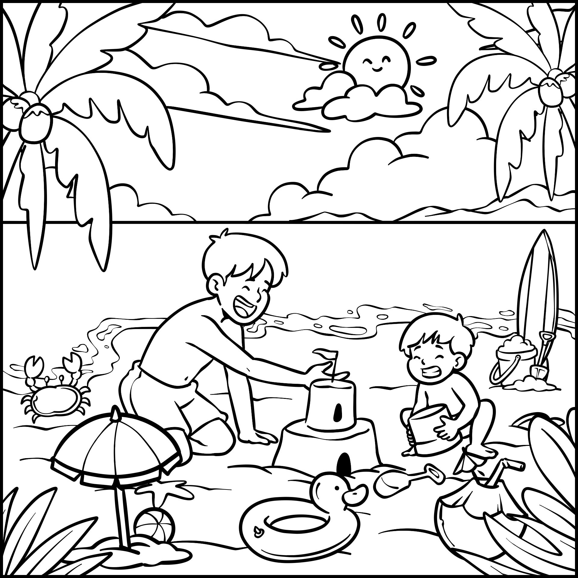 Get 85 Free Printable Beach Coloring Pages Ideas 44