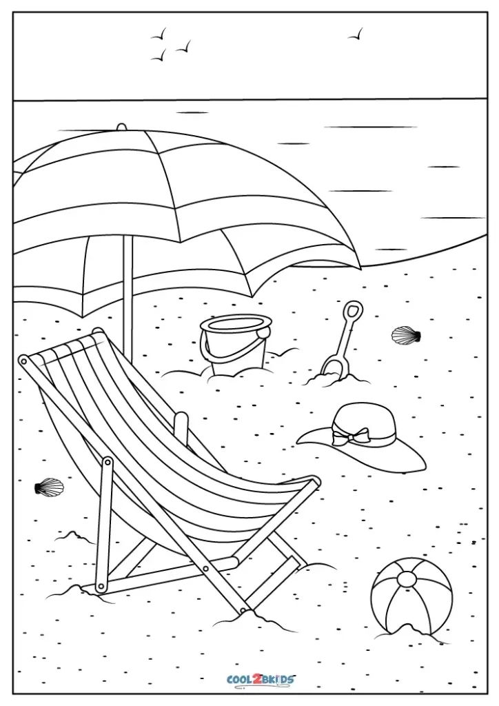 Get 85 Free Printable Beach Coloring Pages Ideas 45