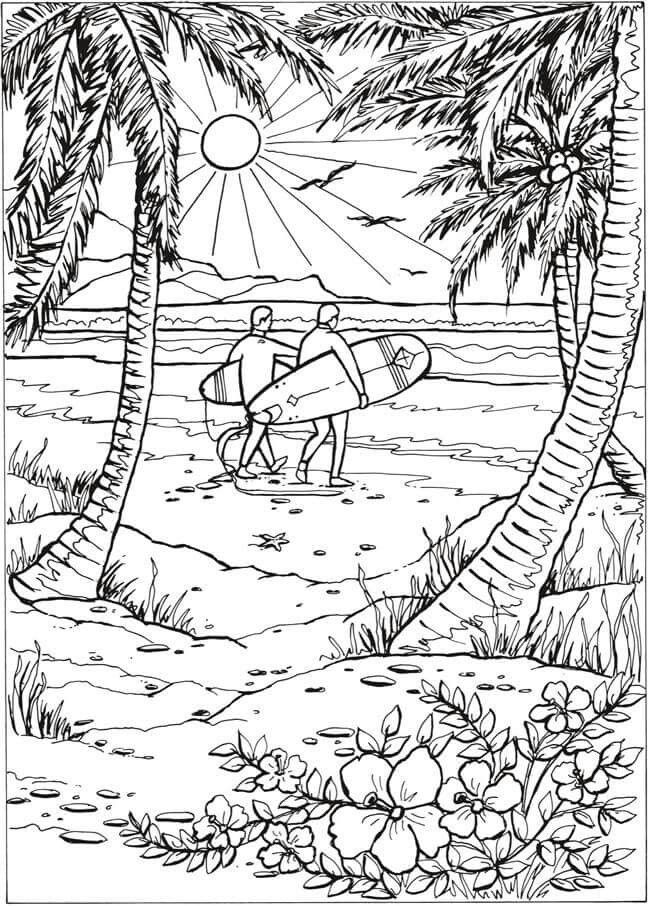 Get 85 Free Printable Beach Coloring Pages Ideas 54