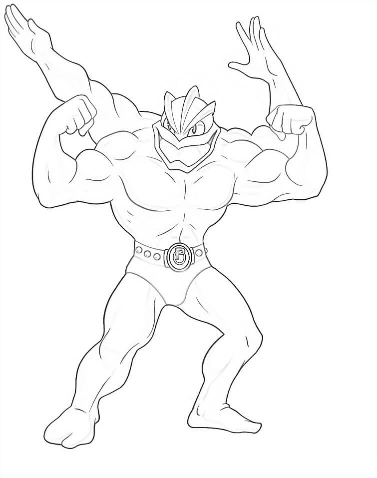 Get 85 Machamp Coloring Pages Ideas 1