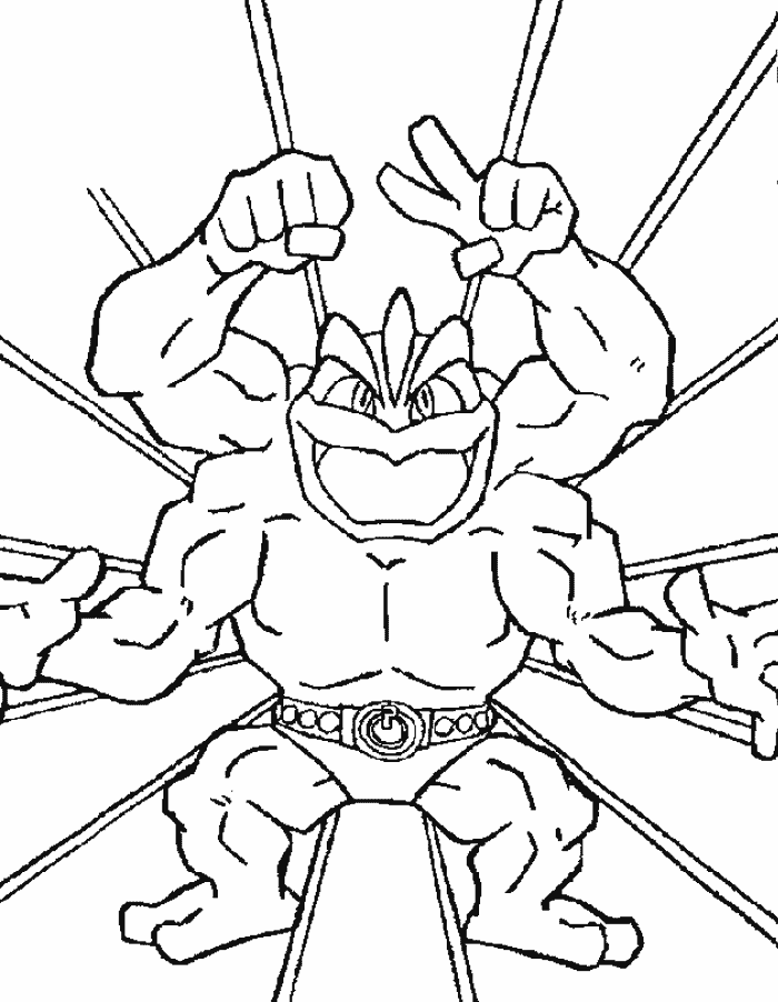 Get 85 Machamp Coloring Pages Ideas 30