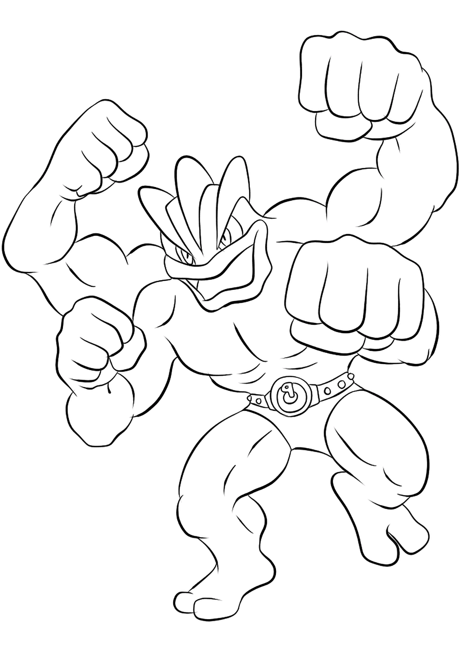 Get 85 Machamp Coloring Pages Ideas 36