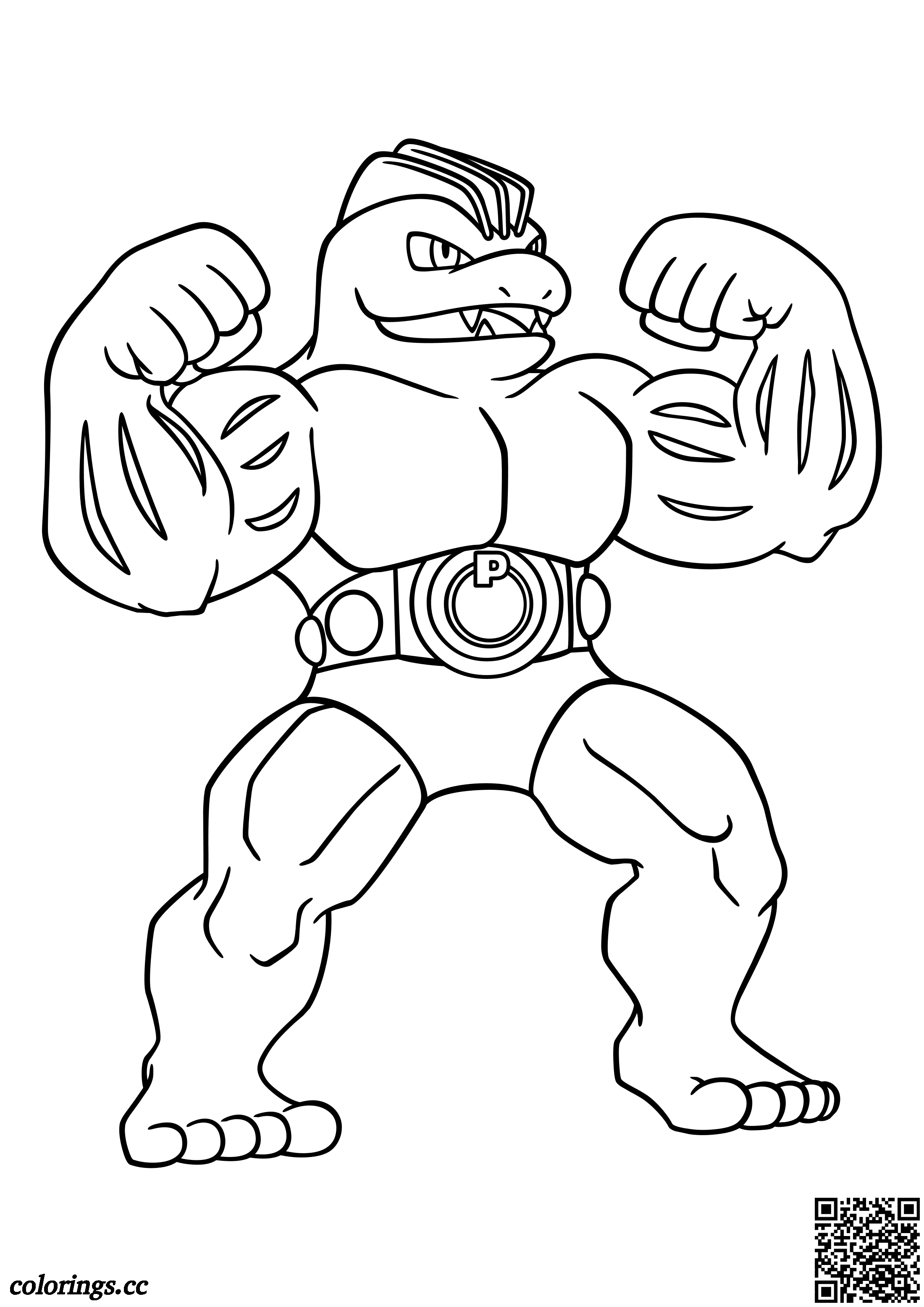 Get 85 Machamp Coloring Pages Ideas 4