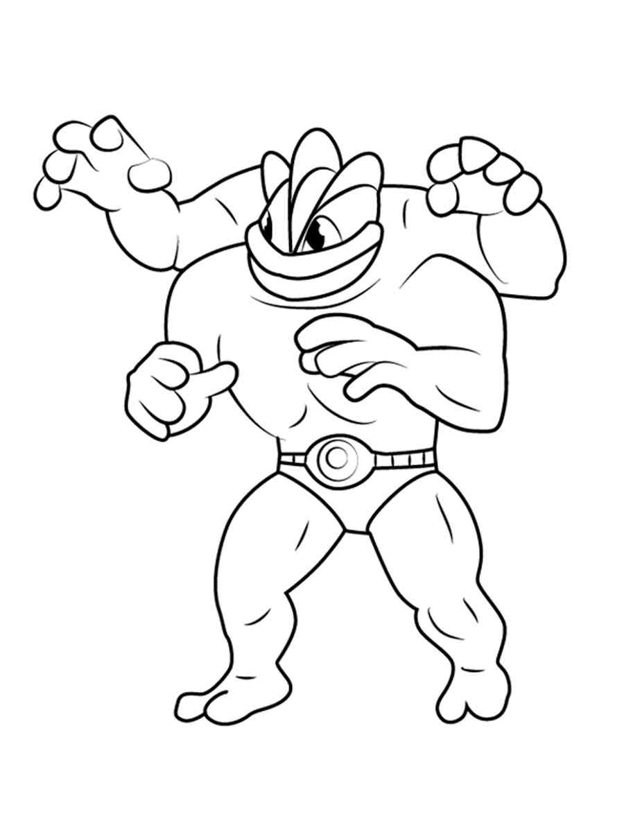 Get 85 Machamp Coloring Pages Ideas 46