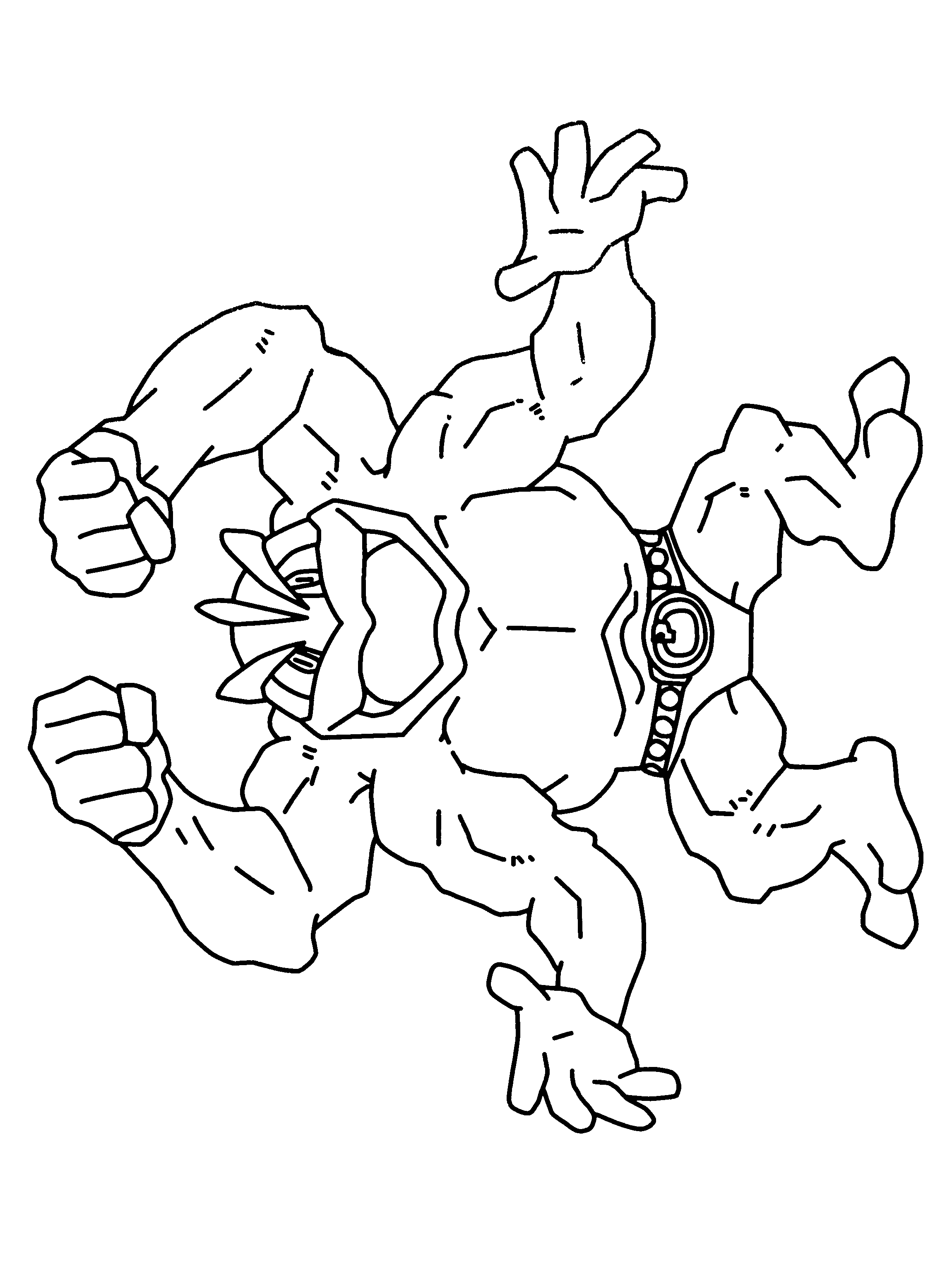 Get 85 Machamp Coloring Pages Ideas 48