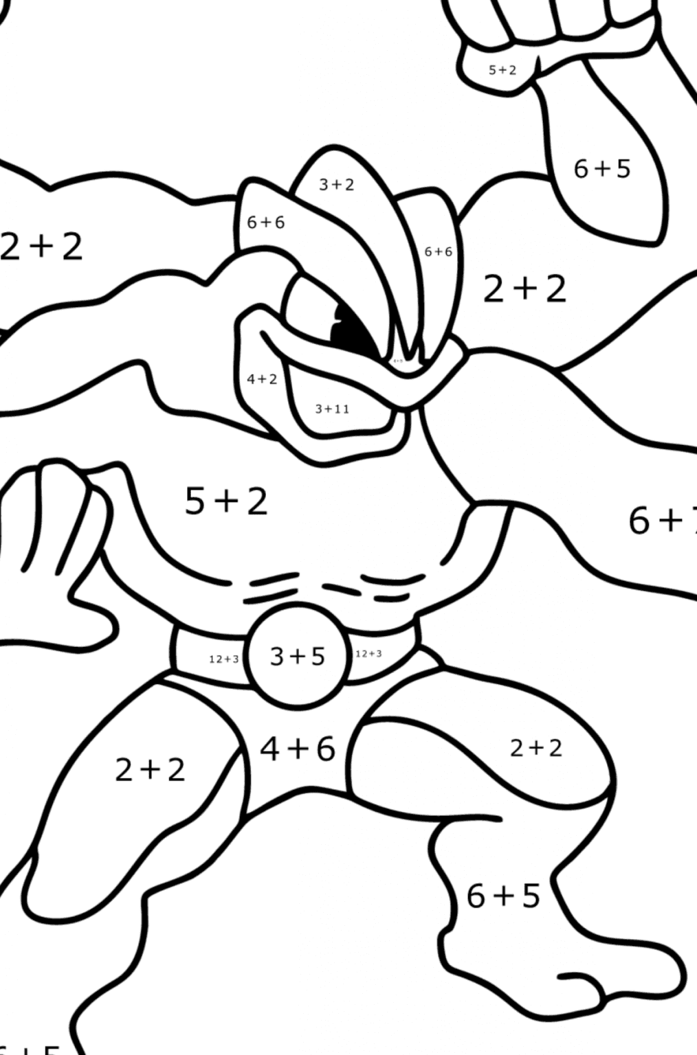 Get 85 Machamp Coloring Pages Ideas 5