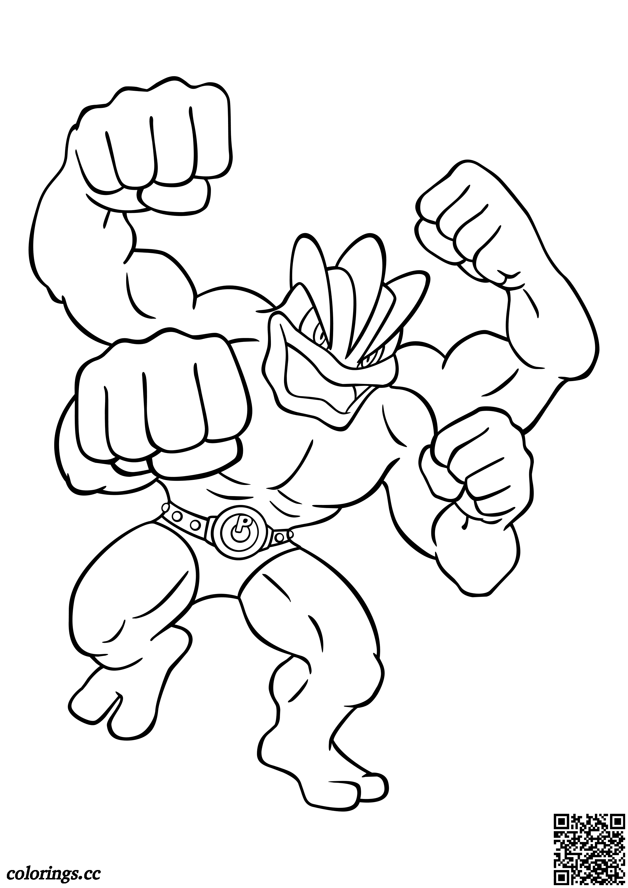 Get 85 Machamp Coloring Pages Ideas 50