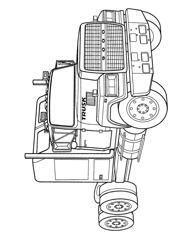 Get 85 Peterbilt Coloring Pages Ideas 25