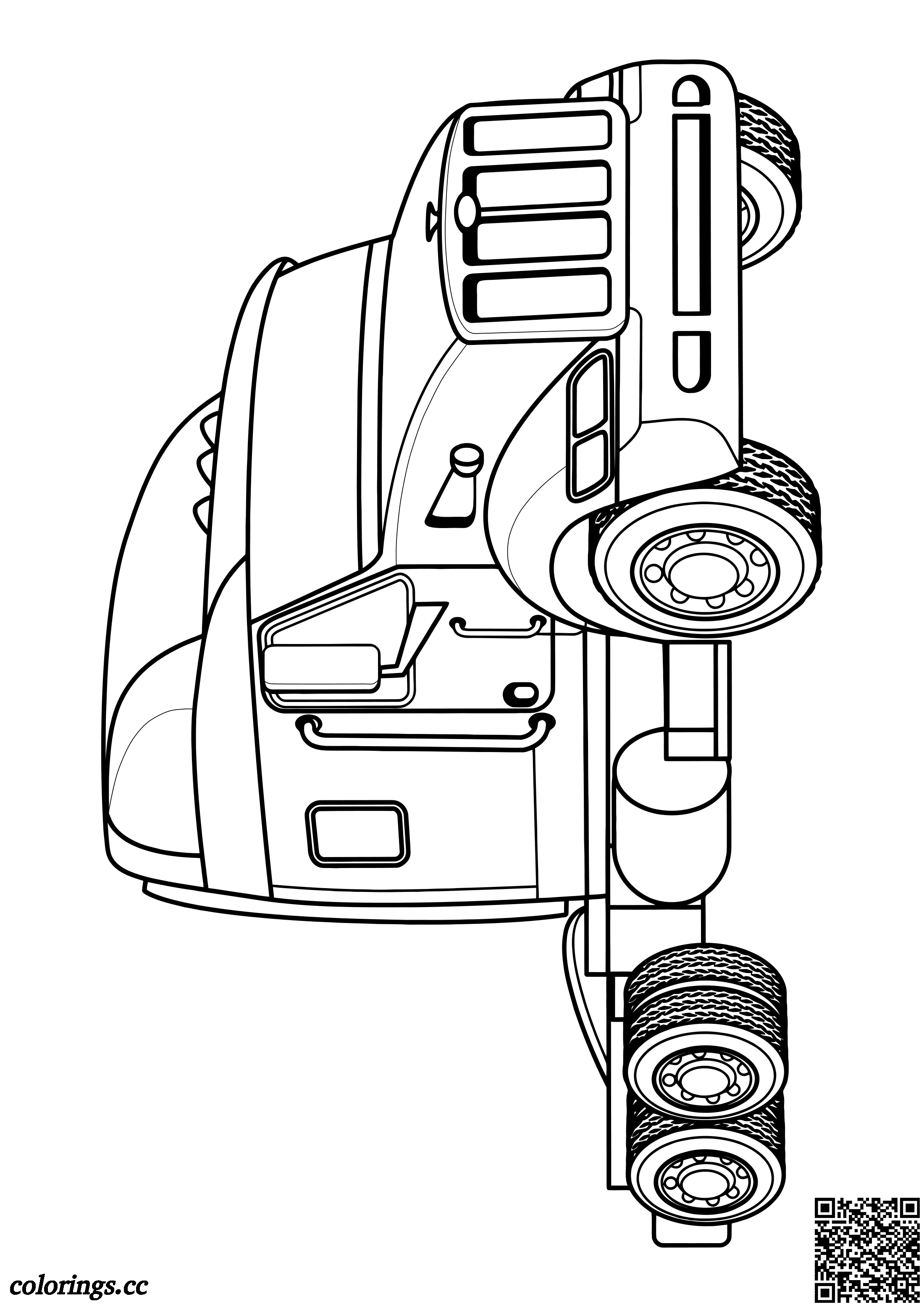 Get 85 Peterbilt Coloring Pages Ideas 49