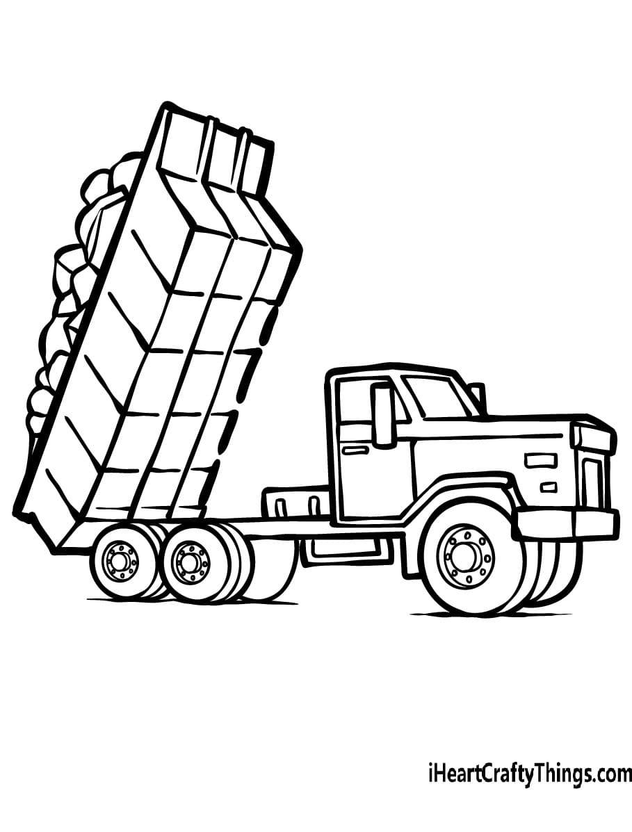 Get 85 Peterbilt Coloring Pages Ideas 53