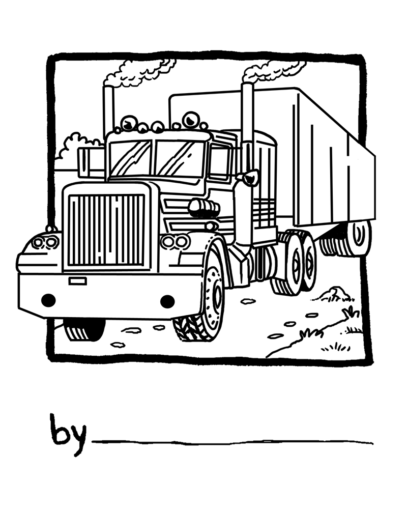 Get 85 Peterbilt Coloring Pages Ideas 57